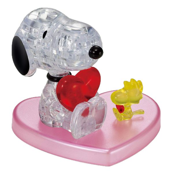 Crystal Puzzle Snoopy Hug Heart 31 Pieces