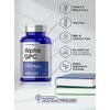 Alpha GPC 600mg | 120 Capsules | Vegetarian, Non-GMO & Gluten Free Choline Supplement | Supports Healthy Memory, Focus and Clarity | by Horbaach