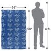 Franklin & Marshall College Blanket, 36"x58" Logo Pattern, Silky Touch Super Soft Throw Blanket