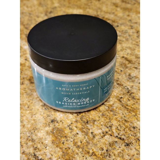 Bath & Body Works Aromatherapy Relaxing Seaside Breeze Sea Salt Body Scrub New