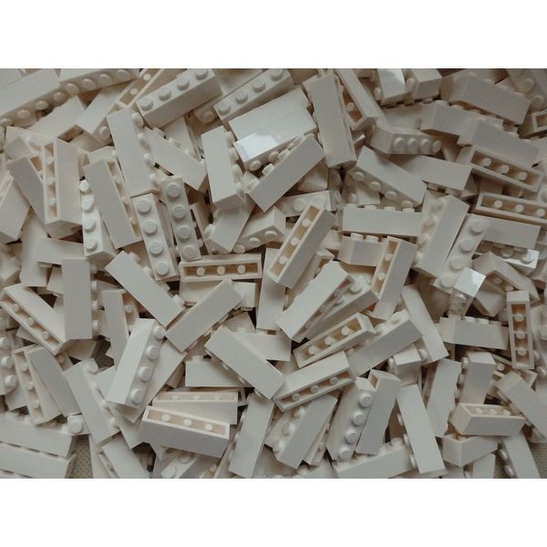 LEGO Bricks: White 1x4. Part 3010 (X 50).