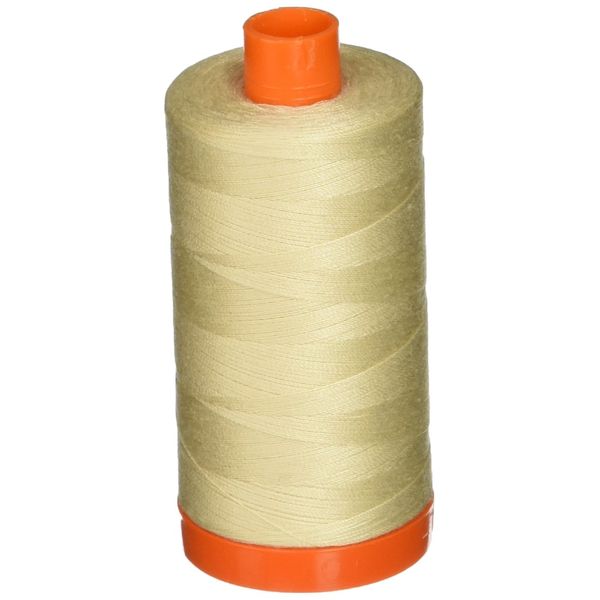 Aurifil A1050-2310 Mako Cotton Thread Solid 50WT 1422Yds Light Beige