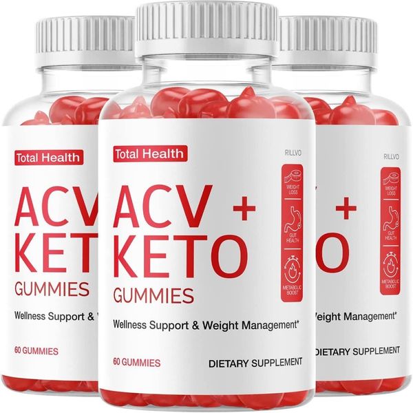 Rillvo (3 Pack) Ultimate Ketos Gummies Max Potency Ultimate Ketos Gummy (180...