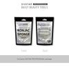 SILSTAR PROFESSIONAL Konjac Sponge Facial Sponge Bath Sponge Great cleansing for dry or mature skin - Rose Red Clay 106