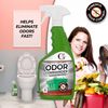 Garbage Commander Odor Commander, Odor Control Spray Bottle, 22 Ounces, Lemongrass Scent