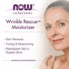 NOW Wrinkle Rescue Moisturizer 2 oz, Clinically Tested Sepilift DPHP & Lanablue