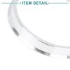 ACROPIX Wheel Hub Center Ring 72.6-66.6mm Silver Tone 4pcs