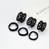 Hair Elastics, No Marks, Fashionable, Set of 6 Colors, Thick, Highly Elastic, Hair Clips, Cute, Plain, Korean Style, Hair Accessories, Adults, Simple, Elegant, Women's