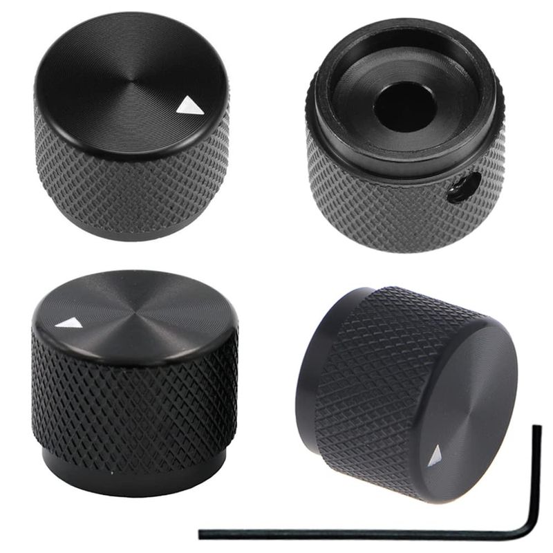 4pcs Knob Cap (20mm x 15.5mm) Control Potentiometer Knob Rotary ...