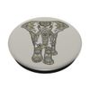 Boho Ornate Elephant Henna Design PopSockets Adhesive PopGrip