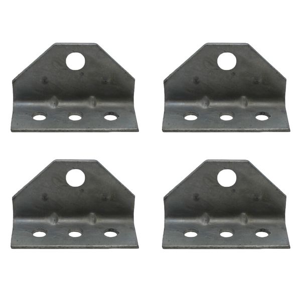 4 Brackets Top Angle Swivel Top for Boat Trailer Bunk Board Mounts