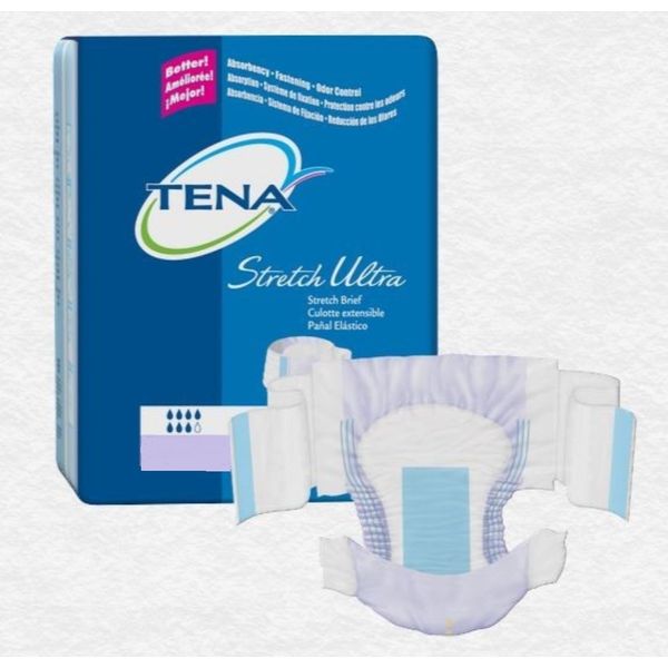 Units Per Pack 36 Tena Ultra Stretch Brief Waist/Hip Large/X-Large 41quot; -64quot; SCA Hygiene Products 67803