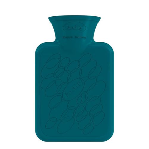 Fashy 0.3 Litre Latex Free Hot Water Bottle Petrol Blue