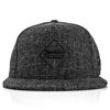 Blackskies Apollon Snapback Cap | Black Grey White Visor Men's Basecap Premium Baseball Cap Wool
