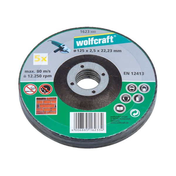 wolfcraft Cutting Disc for Stone, Depressed Centre I 1623300