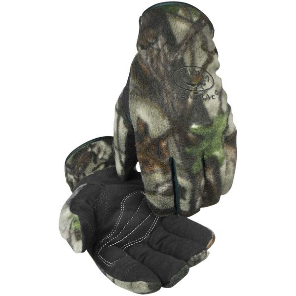 Caiman 2394-5 Heatrac Insulated Gloves Rhino-Tex with Camouflage and Fleece Back, Large