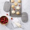 KitchenAid Asteroid Pot Holder 2-Pack Set, Grey, 6.5"x10"