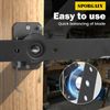 Lawn Mower Blade Sharpener & Magnetic Balancer Kit, 15°-45° Adjustable, Black