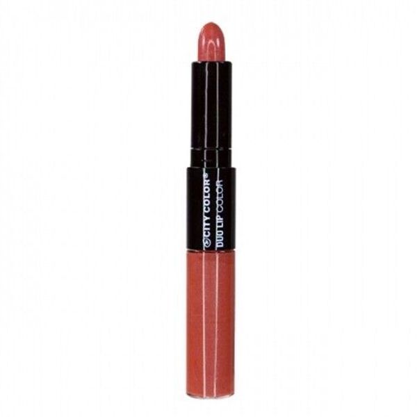 City Color Duo Lip Color Lipstick and lip gloss MELON