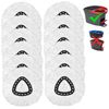 12 Pack Mop Replacement Heads Compatible with Spin Mop, Microfiber Spin Mop Refills, Easy Cleaning Mop Head Replacement