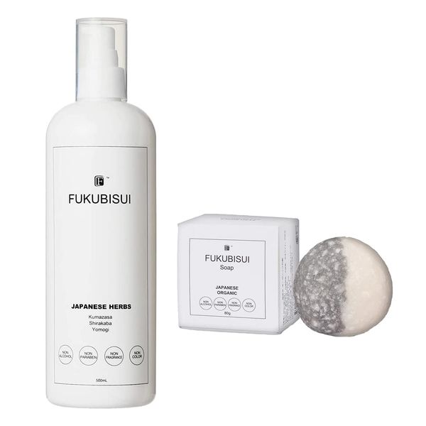 Fukubi Water FUKUBISUI lotion + radish soap set lotion 500ml radish soap 80g face body lotion plant extract combination pump type sensitive skin beauty ingredient combination radish extract soap skin care