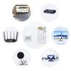 Cat6 RJ45 Connector - 50 Pcs, Cat6a/Cat5e Compatible, UTP Ethernet Cable Crimp Connector for Solid Wire and Standard Cable