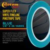 Vinyl Fineline Pinstripe Tape, Blue 1/8" x 36 Yard Roll - Create Sharp Curves