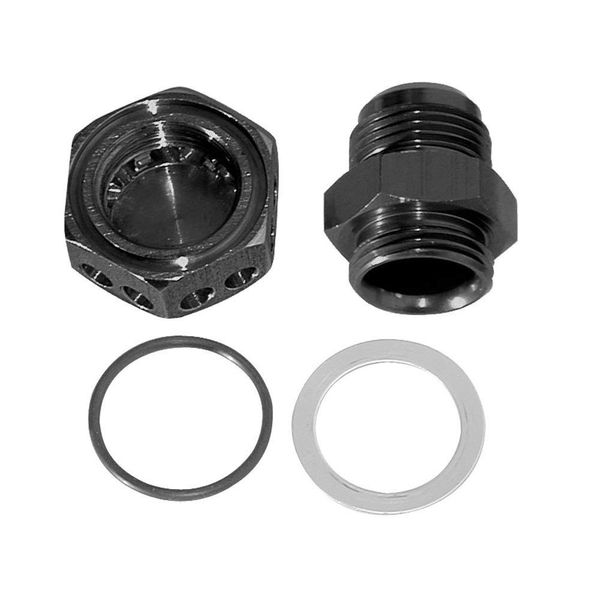 Moroso 22635 Positive Seal Fitting -12AN, Blue