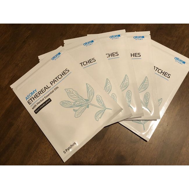 ATOMY   Ethereal Oil Pain Relief Patch 5 Packs (5pcs/pack)