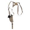 Barsony Desert Sand Vertical Shoulder Holster for Taurus TX22 Right