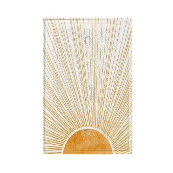 Decorative Art Light Switch Covers,1 Gang Single Toggle Duplex Outlet,Wall Plate,Switchplate Electrical Faceplate,Boho Sun