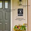Las Vegas Raiders Banner Window Wall Hanging Flag with Suction Cup