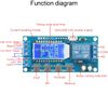 Youmile Time Delay Relay Controller Board USB Relay Module 6-30V Delay Controller Board Timer Switch LCD Display Support with Micro USB cable White base cushion
