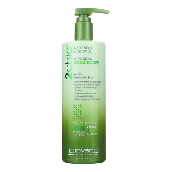 giovanni 2chic Moist Conditioner, Big Bottle, 25.7 fl oz (710 ml)