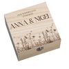ukgiftstoreonline Personalised Wedding Memory Keepsake Box with Wildflower Design, Wedding Gift