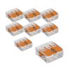 JAPPY One-touch Connector, Clear Type, 3 Electrodes, WFR-3BP-JP, 8 Pieces