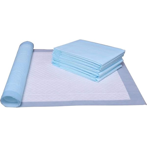 Tok Mark Traders 100x Disposable Incontinence Bed Pads 60x60cm | Underpads, Bed Mats, Mattress Protectors, Incontinence Pads | Adults & Elderly, Sofa & Chair for Children, Toddlers Babies