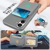 TUCCH iPhone 16 Plus Case, PU Leather, Folding Card Case, iPhone 16 Plus Case, Back Card Storage, Lightweight, Thin, Removable, Magnetic Adhesive, Wireless Charging Compatible, RFID Blocking,