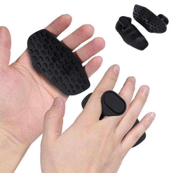 Anti-Slip Workout Grips - Ergonomic Rubber Hand Protector Gloves for Weight Lifting, Pull-Ups, Gym Training and Exercise, for men and women