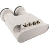 Schwaiger Monoblock Quad LNB hellgrau
