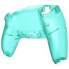 eXtremeRate Emerald Green Custom Back Plate Bottom Shell Compatible with p s 5 Controller, Replacement Back Shell Cover Compatible with p s 5 Controller