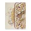 Spellbinders Shapeabilities Floral Swirls Strip Die, Brown
