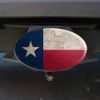 GRAPHICS & MORE Rustic Texas State Flag Distressed USA Oval Tow Trailer Hitch Cover Plug Insert