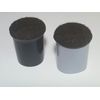 1" REPLACEMENT CHAIR TIPS WITH FELT 100/Pack Grey Sleeve or Black Sleeve