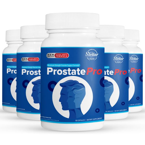5 Pack Prostate Pro, mezcla premium para soporte de próstata-60 Cápsulas x5