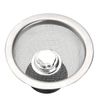 2pc Stainless Steel Kitchen Sink Strainer Stopper Drain Basket Waste Plug Filter