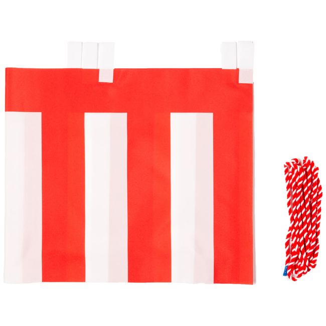 Banner Red Curtain (45 cm Tall)