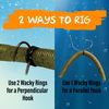 Reaction Tackle Wacky Rig O-Rings-125 Crawfish Orange