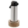 HUBERT® Beverage Dispenser Stand Reversible Mango Wood - 3"H
