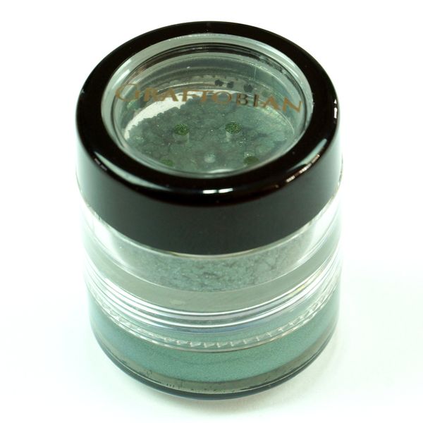 Graftobian Luster Makeup Combo Stack Creme and Powder for Eyes Emerald Eclipse
